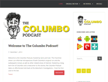 Tablet Screenshot of columbopodcast.com